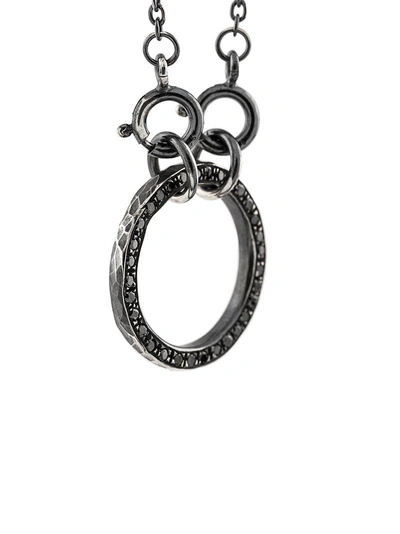 Shop Chin Teo Diamond Pendant Necklace - Metallic