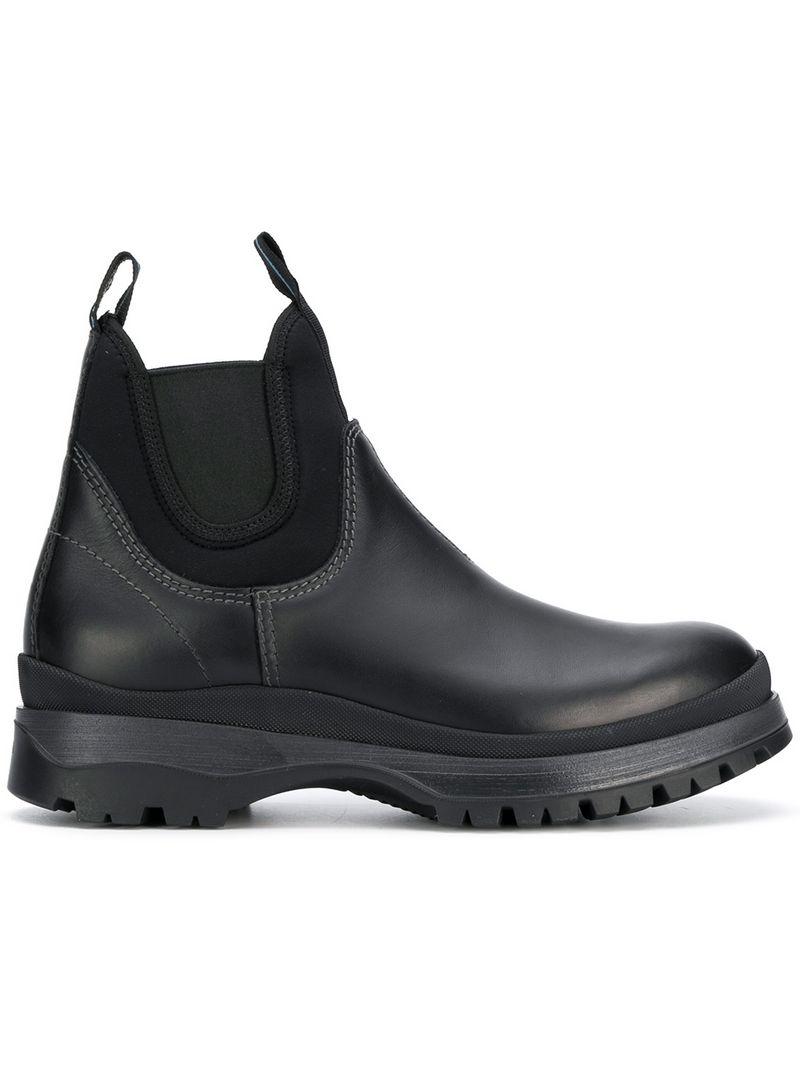 prada neoprene chelsea boots