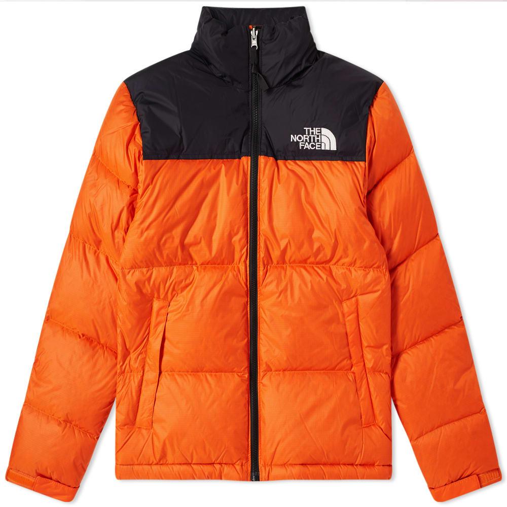 the north face 1996 retro nuptse orange