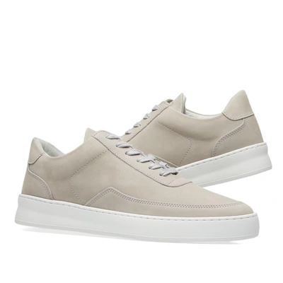 Shop Filling Pieces Low Top Mondo Plain Nardo Nubuck Sneaker In Grey