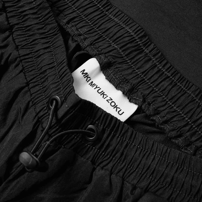 Shop Mki Nylon Track Pant In Black