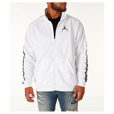 Nike Men's Jordan Sportswear Jumpman Taped Tricot Jacket, White | ModeSens