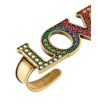 Shop Gucci Multicolor Loved Palm Cuff