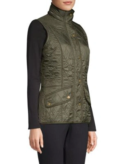 Shop Barbour Cavalry Vest In Olive