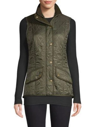 Shop Barbour Cavalry Vest In Olive