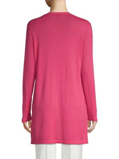 Shop Escada Cashmere Cardigan In Light Pink