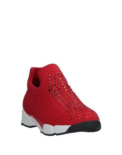 Shop Pinko Sneakers In Red