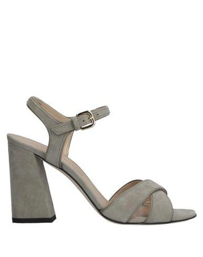 Shop Stuart Weitzman Sandals In Khaki