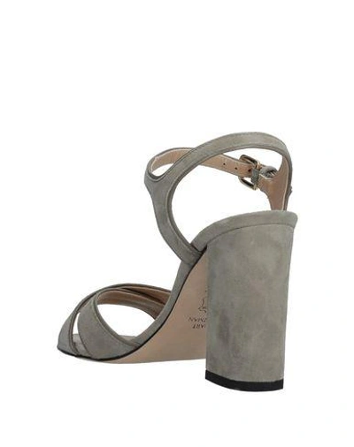 Shop Stuart Weitzman Sandals In Khaki