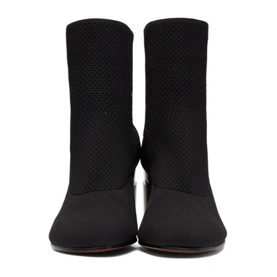 Shop Clergerie Black Keane Sock Boots In 138 Black