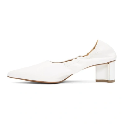 Shop Clergerie White Solal Heels In 133 White