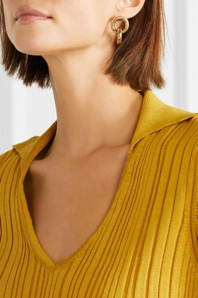 Shop Laura Lombardi Link Gold-tone Earrings