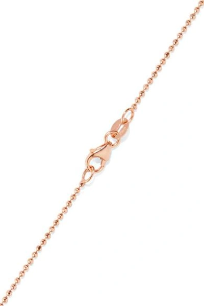 Shop Anita Ko Twiggy 18-karat Rose Gold Diamond Necklace