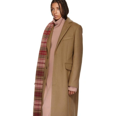Shop Acne Studios Tan Wool & Mohair Overcoat In Camel