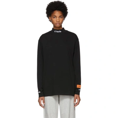 Shop Heron Preston Black Style Turtleneck