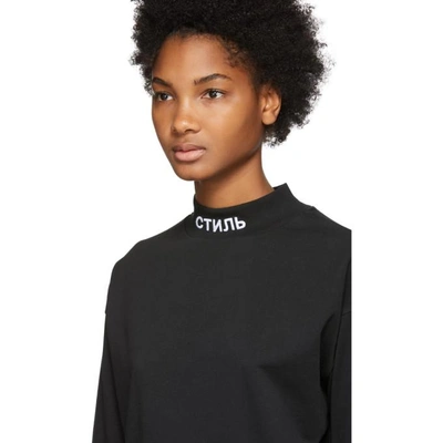 Shop Heron Preston Black Style Turtleneck