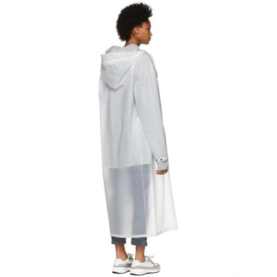 Shop Won Hundred Transparent Hooded Raincoat In 1222 Clear