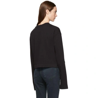 Shop Acne Studios Black Odice Sweatshirt