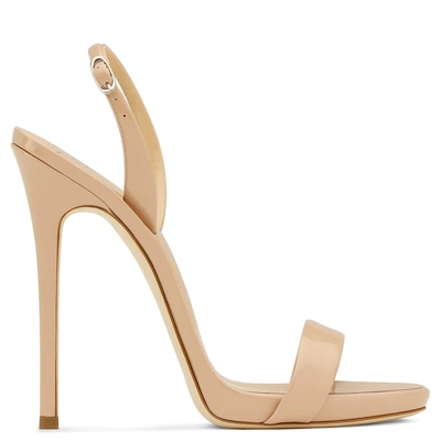 Shop Giuseppe Zanotti Patent Leather 'sophie' Sandal Sophie In Pink
