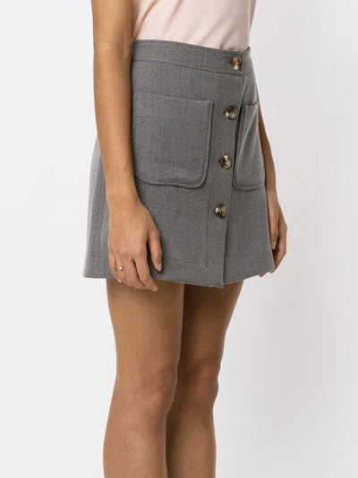 Shop Olympiah Andes Skirt In Grey