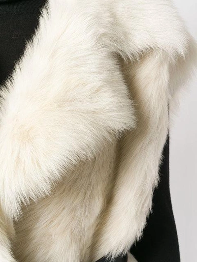 Shop Iro Belted Fur Gilet - Neutrals