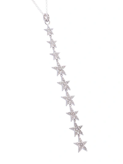Shop Hues Star Drop Necklace - Grey