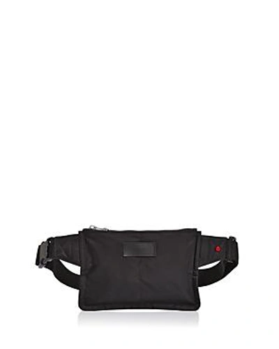 Shop State Nylon Belt Bag In Black/silver