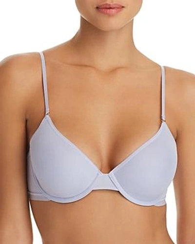 Shop On Gossamer Next To Nothing Micro T-shirt Underwire Bra In Pearl Blue