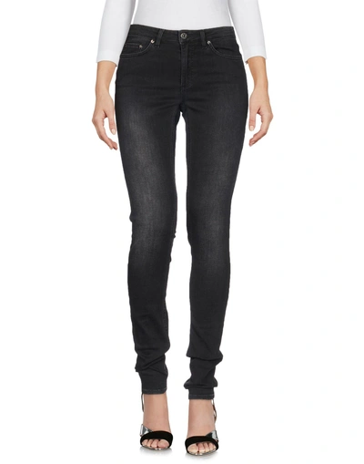 Shop Acne Studios Denim Pants In Black