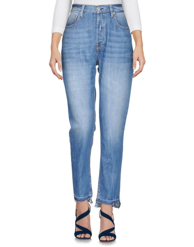 Shop Paul & Joe Denim Pants In Blue