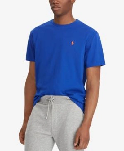 Shop Polo Ralph Lauren Men's Big & Tall Classic Fit Cotton T-shirt In Rugby Royal Blue