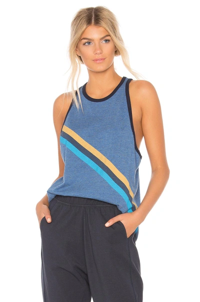 Shop Lndr Warm Up Tank In Blue