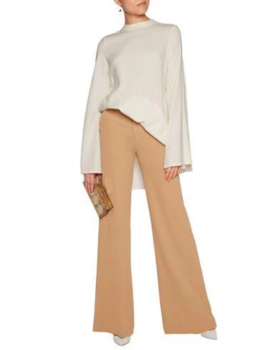 Shop Alice And Olivia Casual Pants In Camel