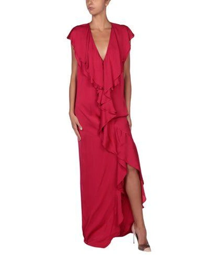 Shop Stella Mccartney Long Dresses In Red