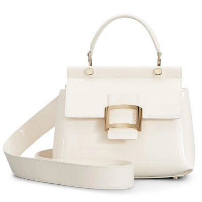 Shop Roger Vivier Viv' Cabas Mini In Off White