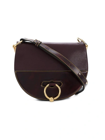 Shop Jw Anderson Latch Bag In Purple