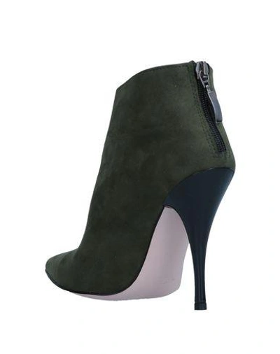 Shop Tipe E Tacchi Ankle Boot In Military Green
