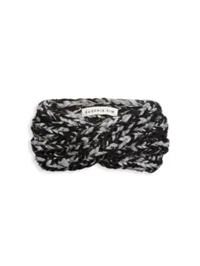 Shop Eugenia Kim Lula Knit Headband In Black Multi