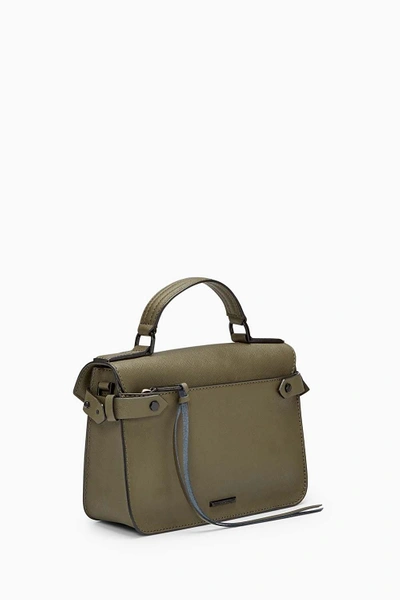 Shop Rebecca Minkoff Olive Green Small Darren Messenger Bag |