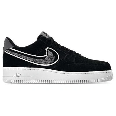 Shop Nike Men's Nba Air Force 1 '07 Lv8 Casual Shoes, Black