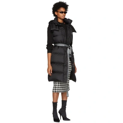 Shop Off-white Black Ripstop Down Puffer Vest