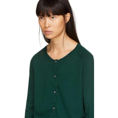 Shop Isabel Marant Étoile Isabel Marant Etoile Green Napoli Cardigan In 67dg Dk Gre