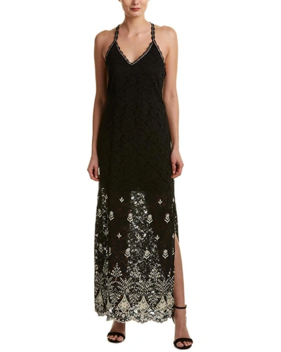 Shop Alice And Olivia Sally Maxi Dress In Black