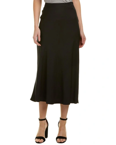 Shop James Perse Bias Midi Skirt In Black