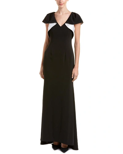 Shop Carmen Marc Valvo Infusion Gown In Black