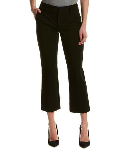 Shop Alice And Olivia Stacey Cropped Pant In Black
