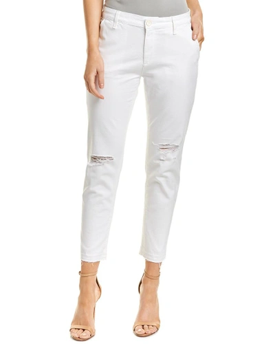 Shop Ag The Tristan Dirty White Tailored Trouser