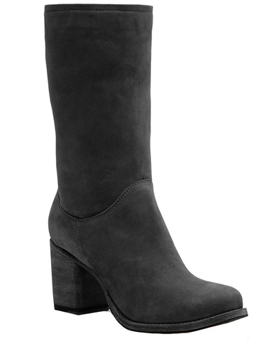 Shop Frye Addie Mid Leather Boot In Nocolor