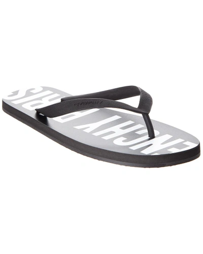 Shop Givenchy Logo Thong Sandal In Black