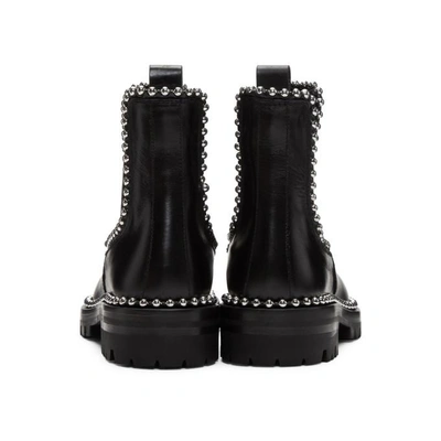 Shop Alexander Wang Black Spencer Boots In 001 Black